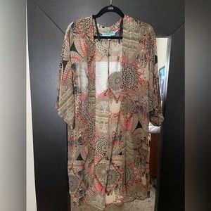 Boho boutique overlay/kimono